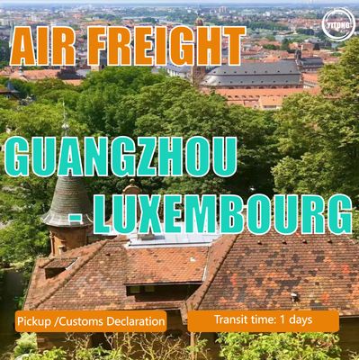 Air Freight From Guangzhou To Luxembourg